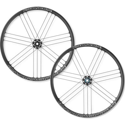 Juego de ruedas Campagnolo Zonda C17 Disc - Negro - 700c, Eje pasante Juego de ruedas Campagnolo Zonda C17 Disc - Negro - 700c, Eje pasante