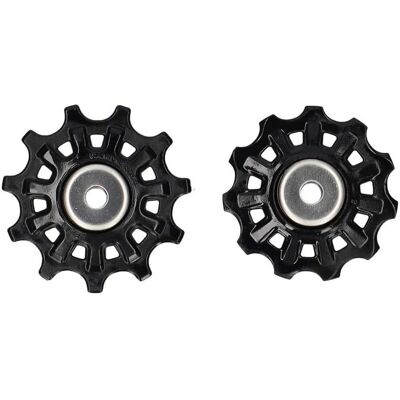 Ruote deragliatore Campagnolo Record - Nere - 11T - Ricambi bici da corsa Ruote deragliatore Campagnolo Record - Nere - 11T - Ricambi bici da corsa