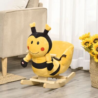 Cavallo Giocattolo Homcom per Cavalcare - Elettrico, 60x33x45cm, Giallo/Nero Cavallo Giocattolo Homcom per Cavalcare - Elettrico, 60x33x45cm, Giallo/Nero