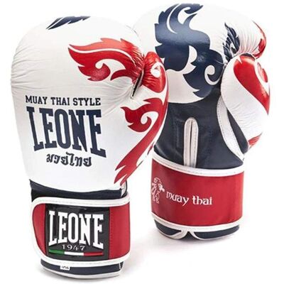 Leone 1947 Bokshandschoenen - Muay Thai, 14oz, Wit Leone 1947 Bokshandschoenen - Muay Thai, 14oz, Wit