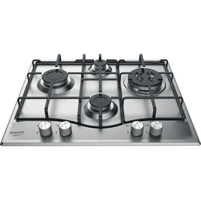 Hotpoint Ariston PCN 642 T - Acero inoxidable - Placa de gas Hotpoint Ariston PCN 642 T - Acero inoxidable - Placa de gas