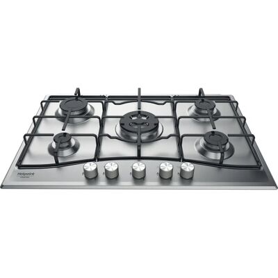 Ariston Hotpoint PCN 752 T/IX/HA - Noir, Acier inoxydable - Plaque de cuisson Ariston Hotpoint PCN 752 T/IX/HA - Noir, Acier inoxydable - Plaque de cuisson