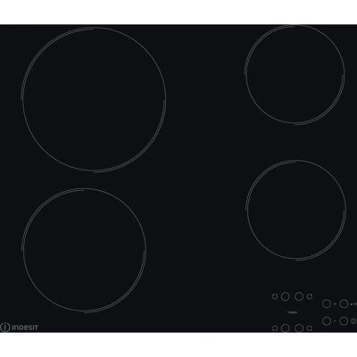 Indesit AAR 160 C - Nero - Piano cottura Indesit AAR 160 C - Nero - Piano cottura