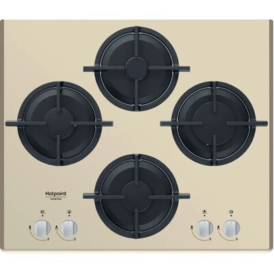 Hotpoint Ariston HAGD 61S - Champagne - Piano cottura a gas Hotpoint Ariston HAGD 61S - Champagne - Piano cottura a gas