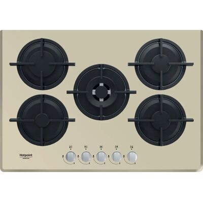 Hotpoint HAGD 72S/CH - Champagne - Piano cottura Hotpoint HAGD 72S/CH - Champagne - Piano cottura