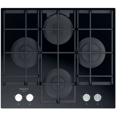 Hotpoint HAGS 61F/BK - Nero - Piano cottura a gas Hotpoint HAGS 61F/BK - Nero - Piano cottura a gas