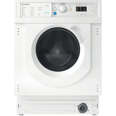 Indesit BIWDIL751251EUN - Blanc - Lave-linge Séchant Indesit BIWDIL751251EUN - Blanc - Lave-linge Séchant