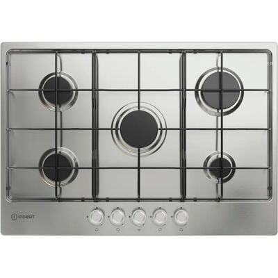 Indesit THP 752 IX/I 1 Piano cottura a gas integrato - 5 zone Indesit THP 752 IX/I 1 Piano cottura a gas integrato - 5 zone