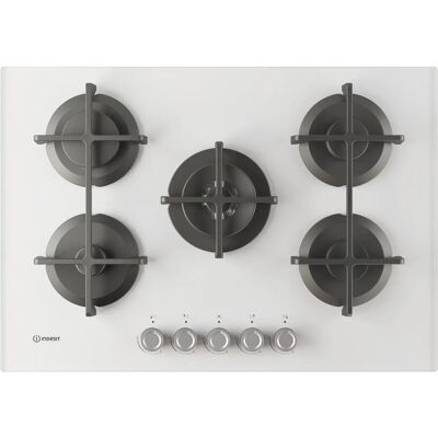 Indesit ING 72T/WH 1 Piano a gas bianco - 5 zone Indesit ING 72T/WH 1 Piano a gas bianco - 5 zone