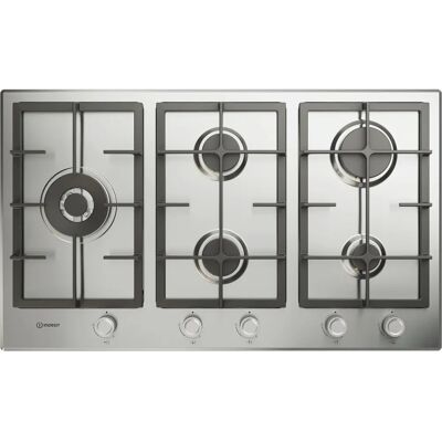 Indesit - IN 9522 IX 1 - Acciaio inox - 90 cm - Piano cottura gas Indesit - IN 9522 IX 1 - Acciaio inox - 90 cm - Piano cottura gas