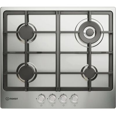 Indesit - THP 641 W IX I - Acciaio inox - 60 cm - Piano cottura a gas Indesit - THP 641 W IX I - Acciaio inox - 60 cm - Piano cottura a gas