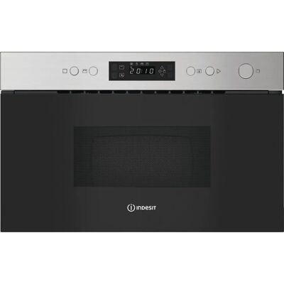 Indesit IM K12 X - Capacité 22L - Micro-ondes avec Gril en Inox - Publicité Indesit IM K12 X - Capacité 22L - Micro-ondes avec Gril en Inox - Publicité