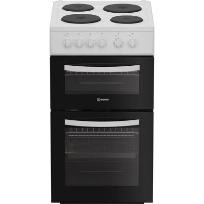 Indesit ITE5EMW White Electric Cooker - Electric, White, 50cm Indesit ITE5EMW White Electric Cooker - Electric, White, 50cm