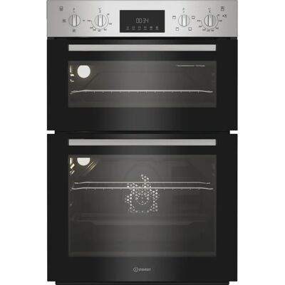 Indesit DII 10D IX 105 L 4300 W - Stainless Steel - Electric Double Oven Indesit DII 10D IX 105 L 4300 W - Stainless Steel - Electric Double Oven