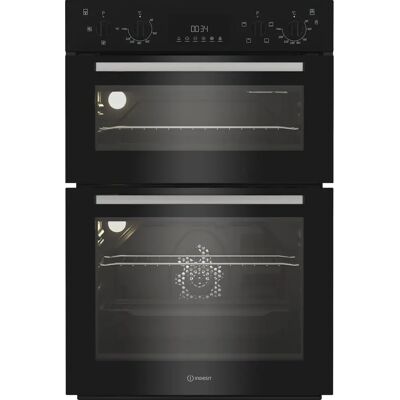 Indesit DII 10D B 105 L 4300 W - Black - electric double oven Indesit DII 10D B 105 L 4300 W - Black - electric double oven