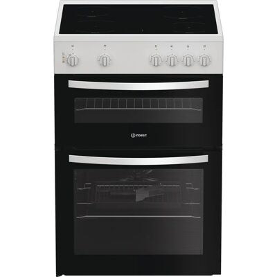 Indesit Ite6vmw Electric Cooker - White - Twin Cavity Indesit Ite6vmw Electric Cooker - White - Twin Cavity