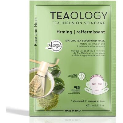 Masque Visage Superfood Thé Matcha - Visage & Cou, 21ml Masque Visage Superfood Thé Matcha - Visage & Cou, 21ml