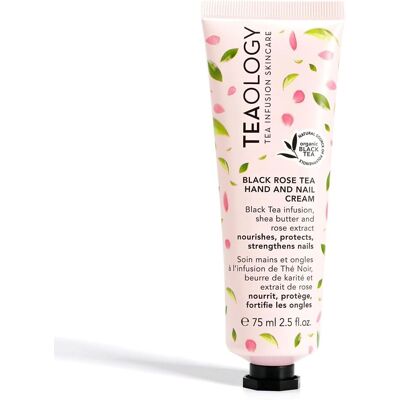 Crema Mani e Unghie alla Rosa Nera di Teaology - Idratante, Nutriente, Rinforzante - 75ml Crema Mani e Unghie alla Rosa Nera di Teaology - Idratante, Nutriente, Rinforzante - 75ml