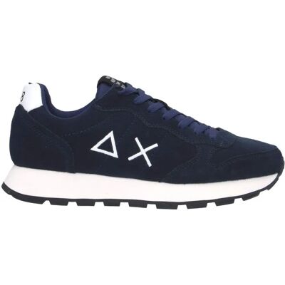Sun68 Z44106 Basket en daim NAVY - Basket - Publicité Sun68 Z44106 Basket en daim NAVY - Basket - Publicité