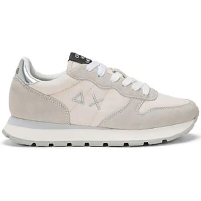 SUN68 Ally Gold Silver - Beige - Cuero, Textil - EU 37 - Zapatillas SUN68 Ally Gold Silver - Beige - Cuero, Textil - EU 37 - Zapatillas