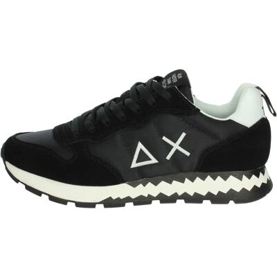 Sun68 Schwarze Turnschuhe - Langlebiges Nylon und Wildleder, Gepolsterte Gummisohle, Vielseitiges Design - Turnschuh Sun68 Schwarze Turnschuhe - Langlebiges Nylon und Wildleder, Gepolsterte Gummisohle, Vielseitiges Design - Turnschuh