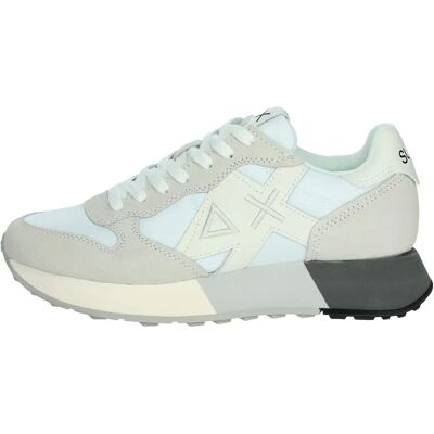 Sun68 Z35112-0101 Baskets Blanches - Basses - Publicité Sun68 Z35112-0101 Baskets Blanches - Basses - Publicité