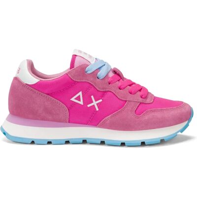 SUN68 Ally Solid Nylon Sneakers - Dames - Roze/Blauw - Lichtgewicht, Waterdicht, Comfortabel SUN68 Ally Solid Nylon Sneakers - Dames - Roze/Blauw - Lichtgewicht, Waterdicht, Comfortabel