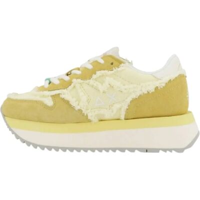 Baskets SUN68 Big Stargirl Canvas Jaune Citron - Baskets - Publicité Baskets SUN68 Big Stargirl Canvas Jaune Citron - Baskets - Publicité