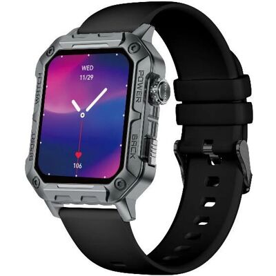 Nilox NXSWTRAILWATCH Smartwatch - Orologio sportivo - Schermo 1.91" - Acciaio Inox Nilox NXSWTRAILWATCH Smartwatch - Orologio sportivo - Schermo 1.91" - Acciaio Inox