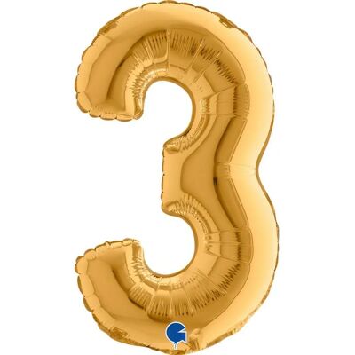 Grabo Balloons 0-9 Oro - Palloncini di compleanno Grabo Balloons 0-9 Oro - Palloncini di compleanno