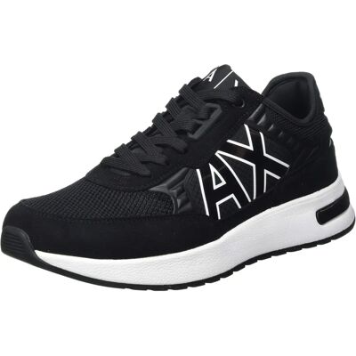 Armani Exchange XUX090XV27600002 Baskets contrastées noires - Baskets - Publicité Armani Exchange XUX090XV27600002 Baskets contrastées noires - Baskets - Publicité
