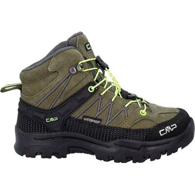 Stivaletti CMP Rigel Mid Trekking Impermeabili Verde Oliva - Bambini Stivaletti CMP Rigel Mid Trekking Impermeabili Verde Oliva - Bambini