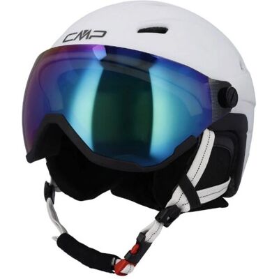 Casque CMP Bleu - Visière à lentille miroir - Casque - Publicité Casque CMP Bleu - Visière à lentille miroir - Casque - Publicité