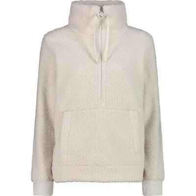 CMP White Model 46 Sporty Fleece Pullover - Fleecepullover CMP White Model 46 Sporty Fleece Pullover - Fleecepullover