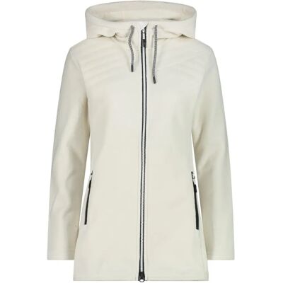 Cmp Damesjacke met Vaste Capuchon - Outdoor Jas voor Vrouwen - Beige Cmp Damesjacke met Vaste Capuchon - Outdoor Jas voor Vrouwen - Beige