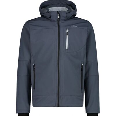 CMP MAN JACKET ZIP HOOD - Chaqueta softshell, titanio, allu, para hombres, transpirable, resistente al agua CMP MAN JACKET ZIP HOOD - Chaqueta softshell, titanio, allu, para hombres, transpirable, resistente al agua