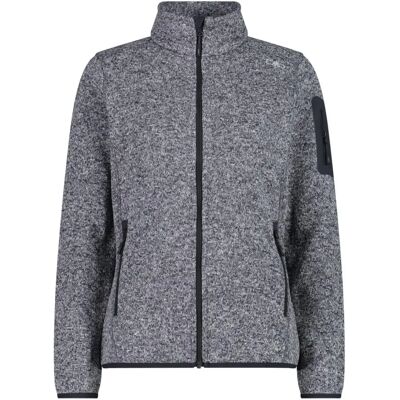 Chaqueta femenina CMP Campagnolo - Jacquard de punto - Gris Chaqueta femenina CMP Campagnolo - Jacquard de punto - Gris
