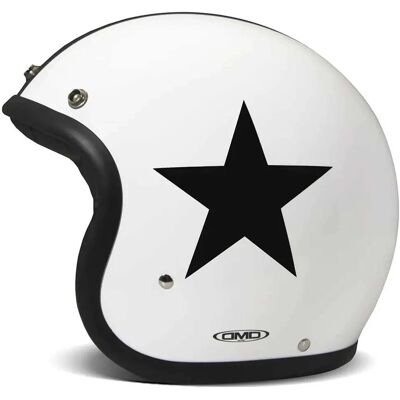 DMD Star White Retro Helm - Motorradhelm DMD Star White Retro Helm - Motorradhelm