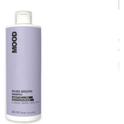 MOOD Silver Specific - Shampoo Argenté pour Femmes - 400ml - Publicité MOOD Silver Specific - Shampoo Argenté pour Femmes - 400ml - Publicité
