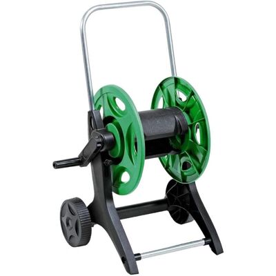 NO BRAND - ABS steel hose reel cart - 50 m - 1/2 in - Carro enrollador de mangueras NO BRAND - ABS steel hose reel cart - 50 m - 1/2 in - Carro enrollador de mangueras