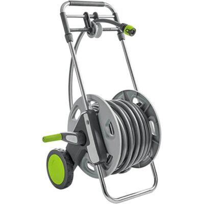 NO BRAND - Aqualight 30m - Plástico/Metal - Carrito enrollador de mangueras NO BRAND - Aqualight 30m - Plástico/Metal - Carrito enrollador de mangueras