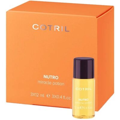 Cotril - Nutro Miracle Potion - 3x12ml - Soins capillaires - Publicité Cotril - Nutro Miracle Potion - 3x12ml - Soins capillaires - Publicité