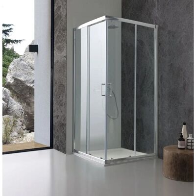 KIAMAMI VALENTINA Quadratische Duschkabine - Giada 90x90 - Transparent KIAMAMI VALENTINA Quadratische Duschkabine - Giada 90x90 - Transparent