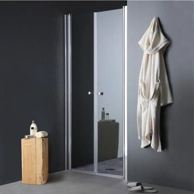 Kiamami Valentina - 90 cm Aluminium Dusch Tür - Modernes Design Kiamami Valentina - 90 cm Aluminium Dusch Tür - Modernes Design