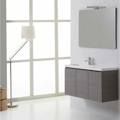 Kiamami Valentina - Meuble de salle de bain Manhattan 90 cm à gauche - Moderne Kiamami Valentina - Meuble de salle de bain Manhattan 90 cm à gauche - Moderne