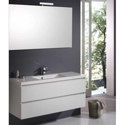 Kiamami Valentina Wand-Badezimmermöbel - Marmorwaschbecken - 120x70 Spiegel Kiamami Valentina Wand-Badezimmermöbel - Marmorwaschbecken - 120x70 Spiegel