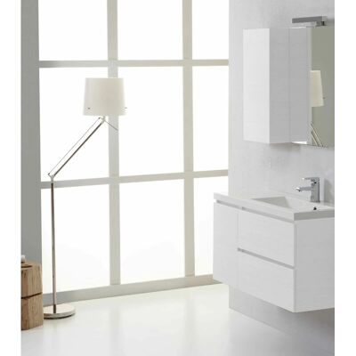 Mueble de baño de pared Kiamami Valentina 90cm Blanco Foresta Modern Mueble de baño de pared Kiamami Valentina 90cm Blanco Foresta Modern
