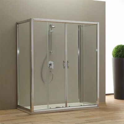 Kiamami Valentina - Puerta de Ducha 180 Cm Giada - Transparente Kiamami Valentina - Puerta de Ducha 180 Cm Giada - Transparente