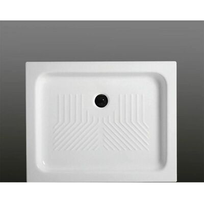 Kiamami Valentina Bac de Douche Rectangulaire en Céramique 70x90cm - Blanc - Publicité Kiamami Valentina Bac de Douche Rectangulaire en Céramique 70x90cm - Blanc - Publicité