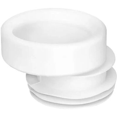 Kiamami Valentina - Raccord excentrique en PVC pour WC - Accessoire de salle de bain Kiamami Valentina - Raccord excentrique en PVC pour WC - Accessoire de salle de bain
